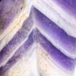 kamień w paski - ametyst chevron