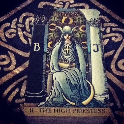 The high priestess - papieżyca karta tarota