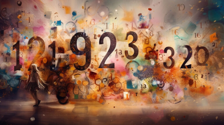 abstakcyjne cyfry, język matematyki