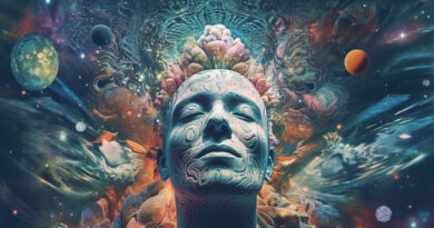 człowiek stosujący postrzeganie pozazmysłowe