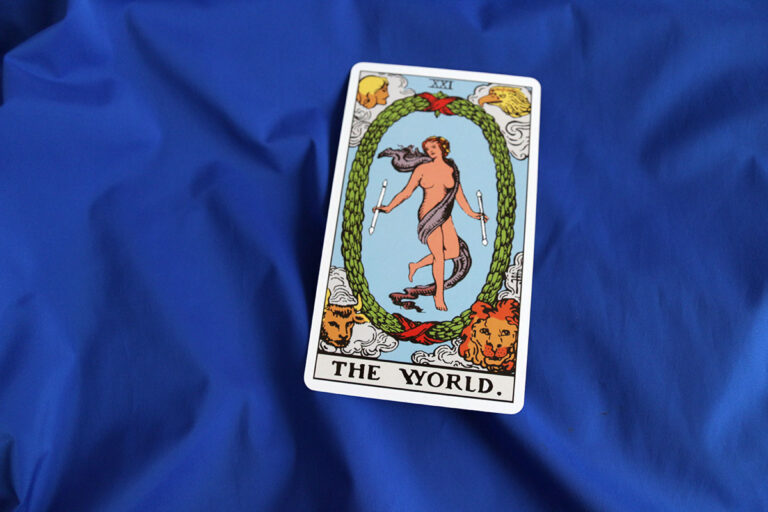 karta tarota the world
