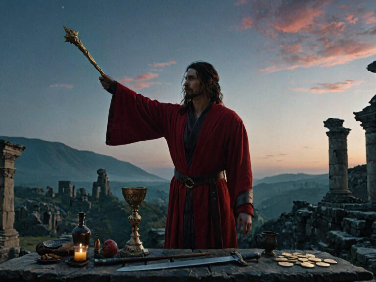 kombinacje magika i innych kart tarota